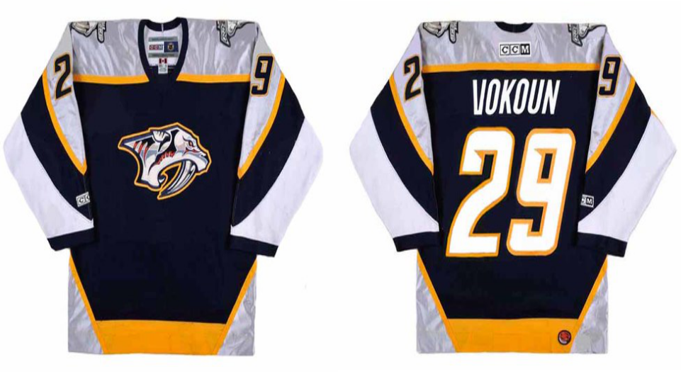 2019 Men Nashville Predators #29 Vokoun black CCM NHL jerseys